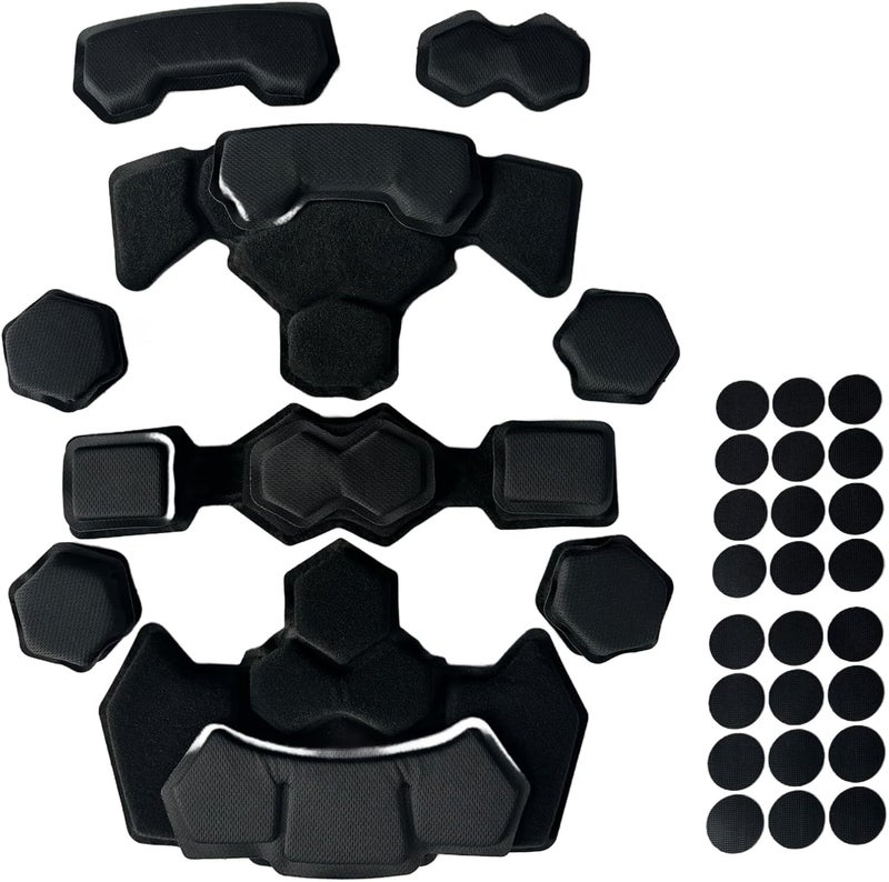BShasrlim Multi-Sport Helmet Pad Inserts - Universal Helmet Comfort Padding Kit - Memory Foam Replacement Pads for Cycling, Motorcycle,Airsoft,Sports & Safety Helmets - Image 1